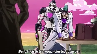 jojo's bizarre adventure stardust crusaders Egypt Arc capitulo 18 (sin censura)