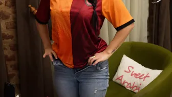 horny Jasmine celebrates galatasaray victory in front of her fan on webcam - jasmine sweetarabic