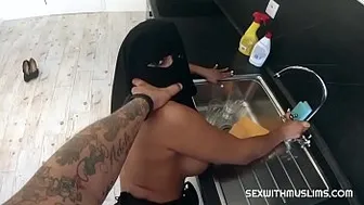 Muslim wife gets piss and anal treatment