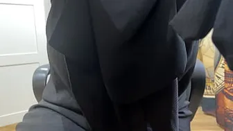 teen in stockings has a throbbing orgasm