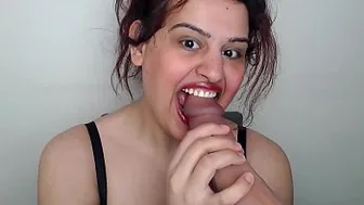 The Best Swallow I have Ever Seen - Teen Deepthroat Huge Cock and Facials.